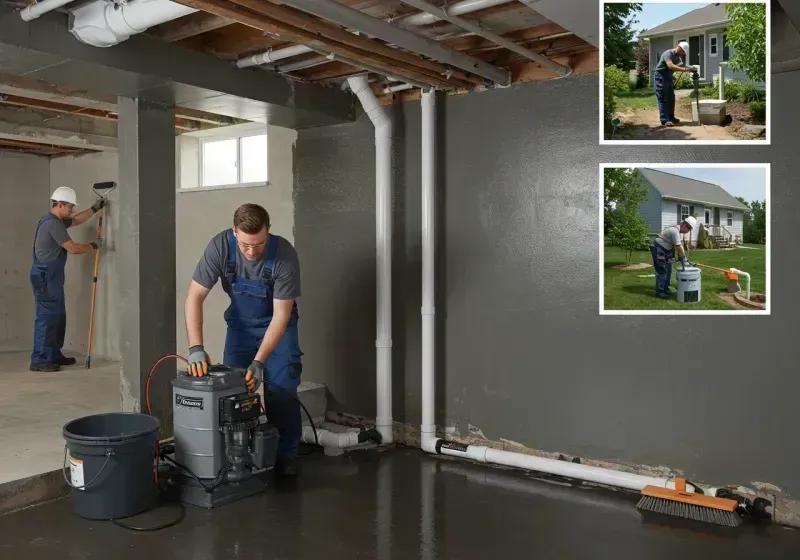 Basement Waterproofing and Flood Prevention process in West Coon Rapids, MN